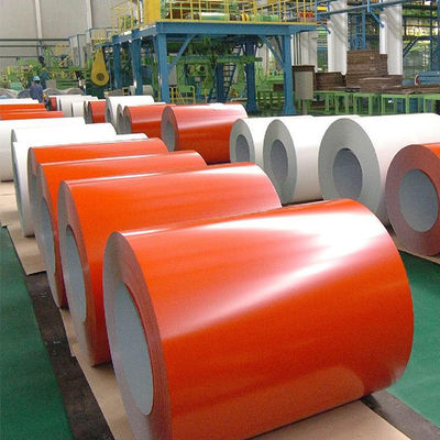 0.12-2.0 mm Dikte Secc Secd Dx51d Dx52D Voorgeverfde gegalvaniseerde stalen spoel PPGI PPGL Zink gecoate Gi spoel voor dakplaat 700-900MM Breedte